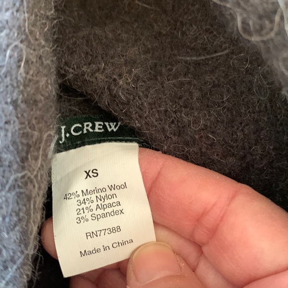 JCrew gray wool blend turtleneck xs - Picture 2 of 7